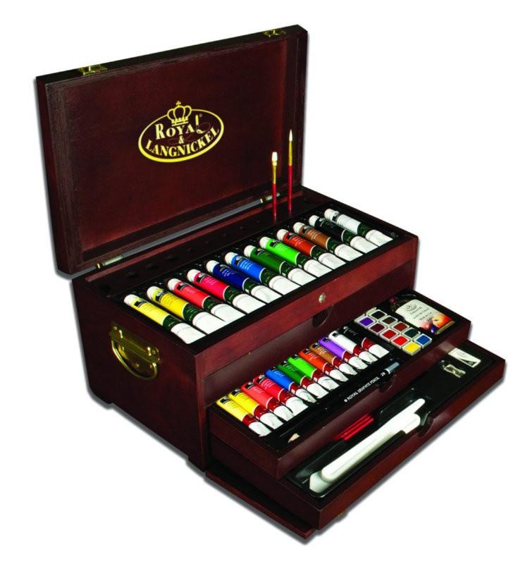 Trusa pentru pictura DELUXE schite/ulei/acuarela/acrilic - Nitzi.ro