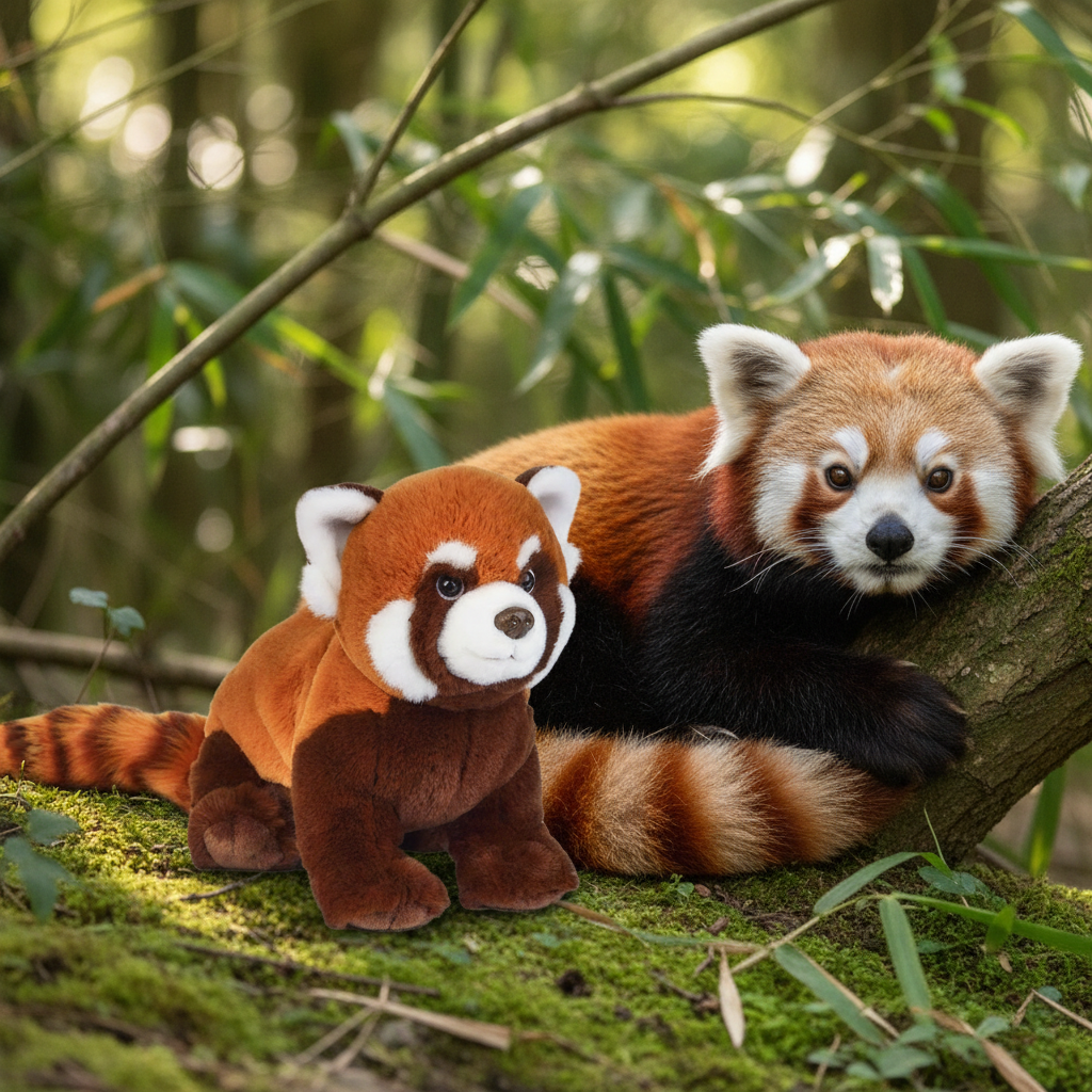 Panda de Plus Roșu 26 cm este gândit pentru a crea nu doar o simplă jucărie, ci o amintire care să rămână vie mult după ce copilăria a trecut.