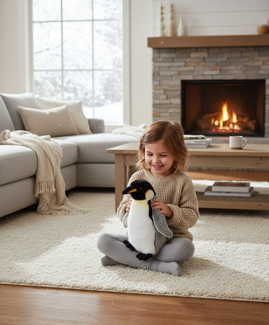 Jucarie de plush pinguin Lelly