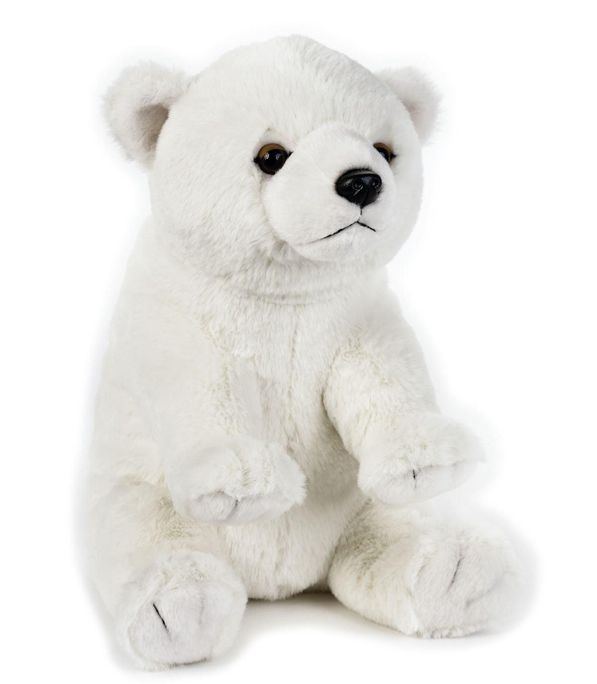 Jucărie copii Urs de plus polar alb 36 cm - Nitzi.ro
