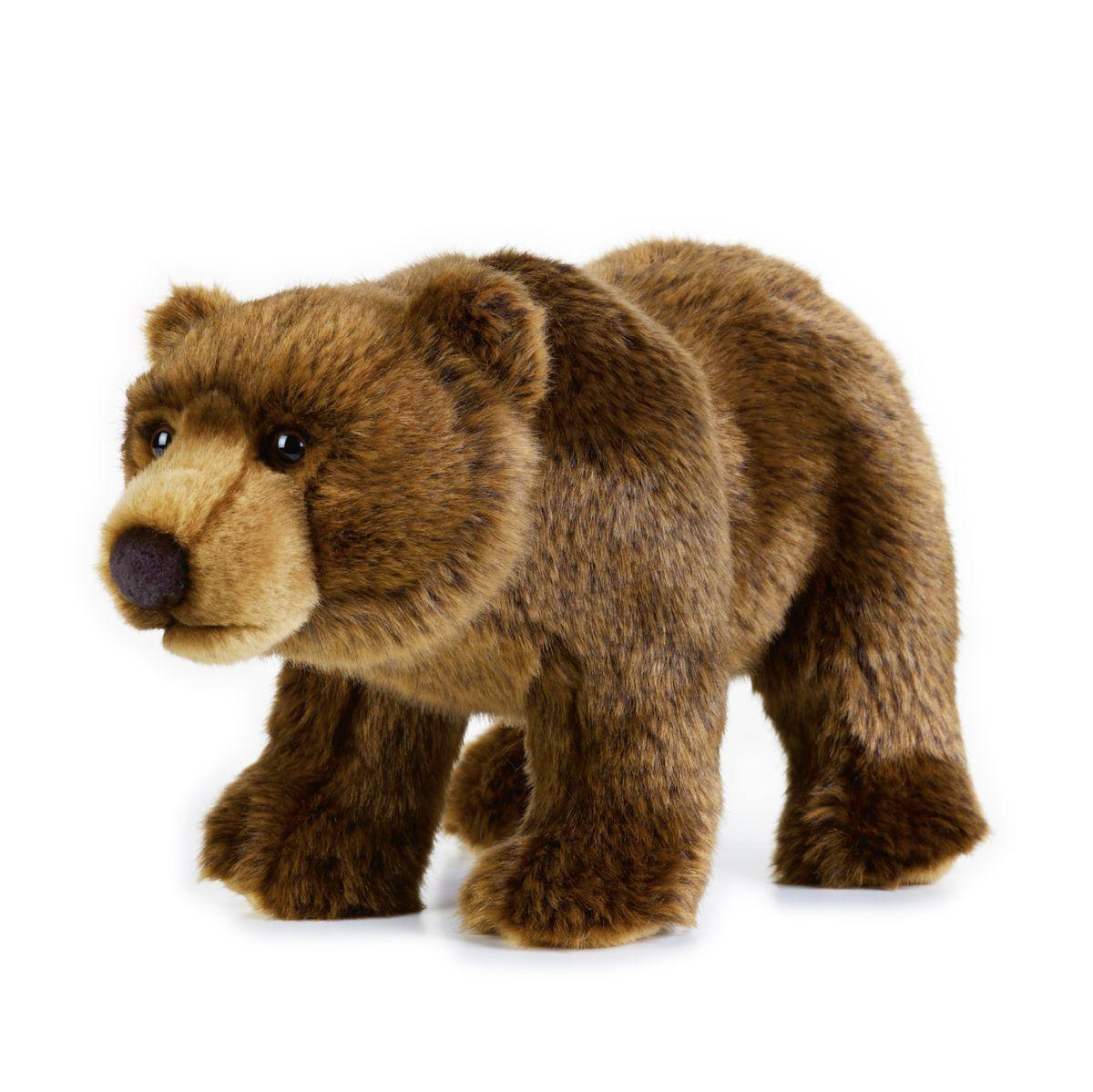 Jucărie copii Urs de plus grizzly mediu 30 cm - Nitzi.ro