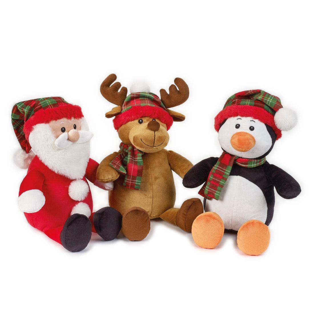 Jucărie copii Mos Craciun de plus 36 cm - Nitzi.ro
