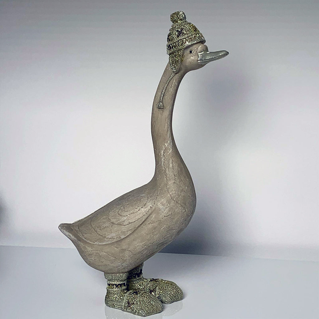 Gasca decorativa cu caciulita 28 cm