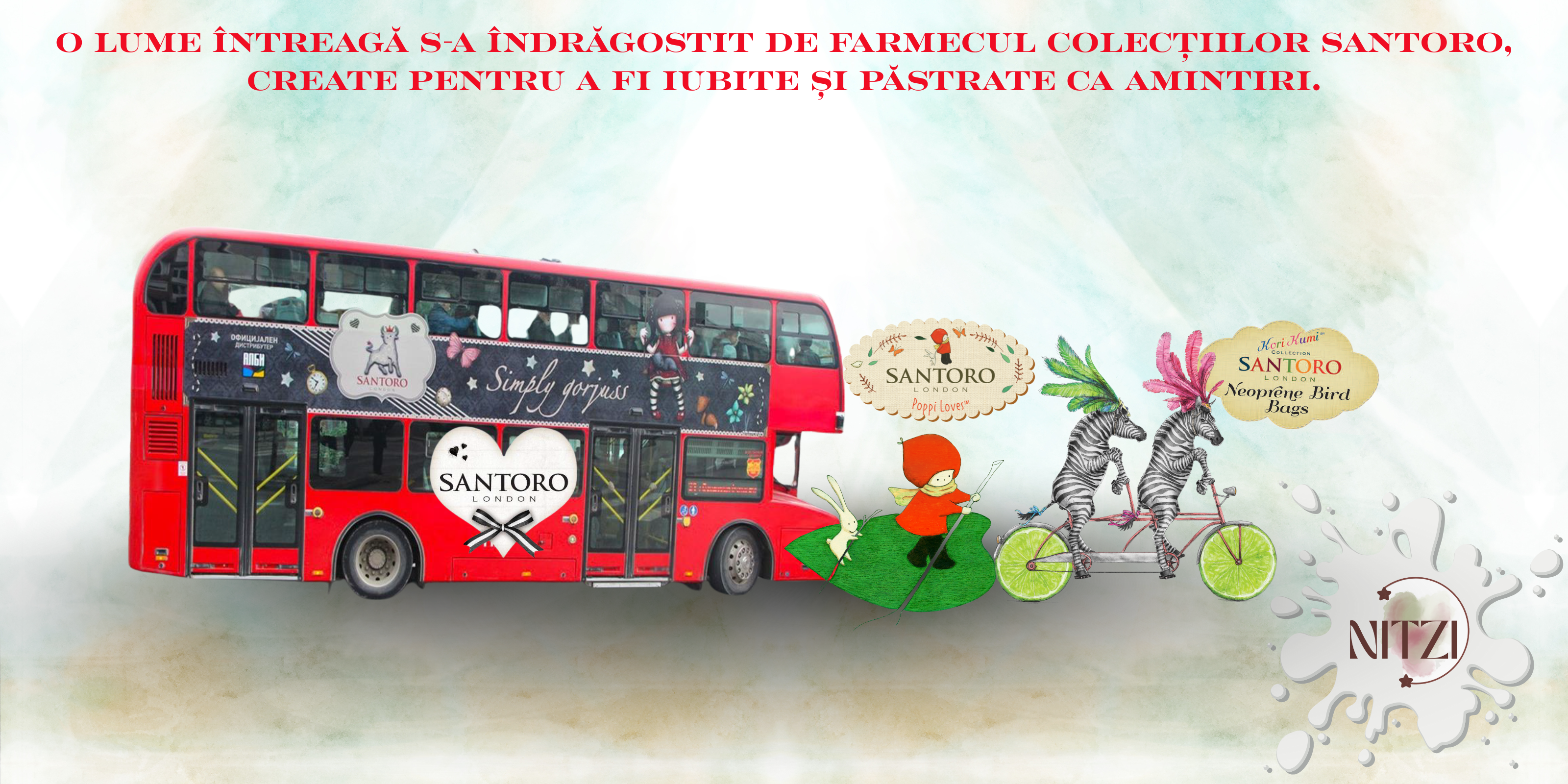 Colecțiile Santoro London – Gorjuss, Kori Kumi, Poppi Loves și Mirabelle, design artistic și produse premium disponibile pe Nitzi.ro