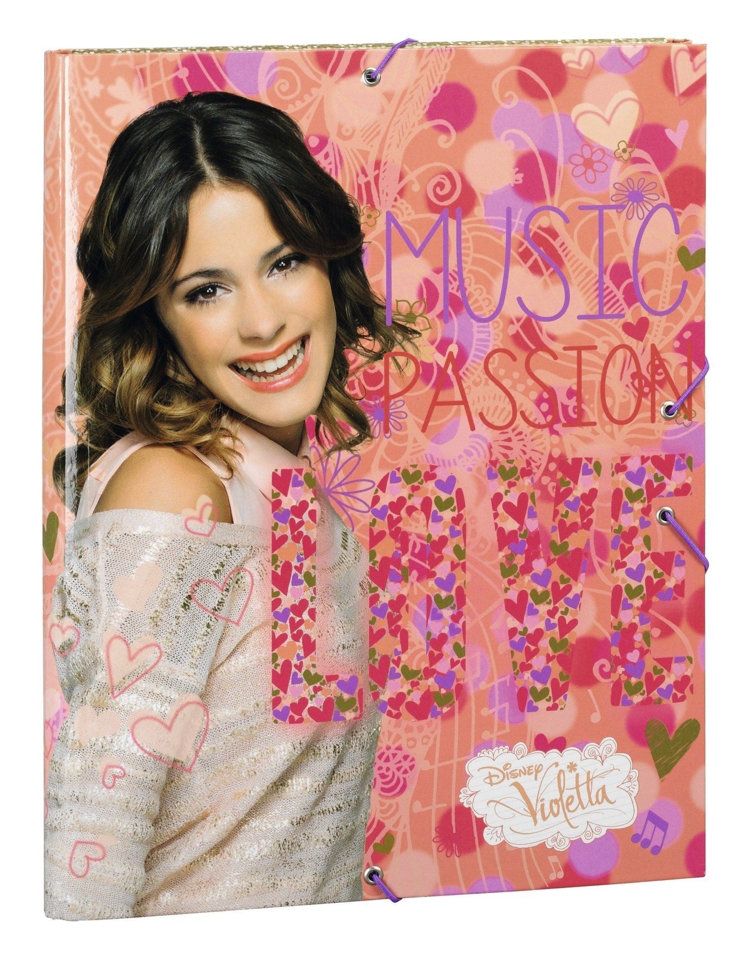 Mapa cu elastic A4 colectia Violetta Love