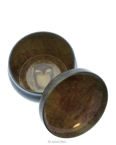 Cutie metalica de depozitare Eclectic Grumpy Owl