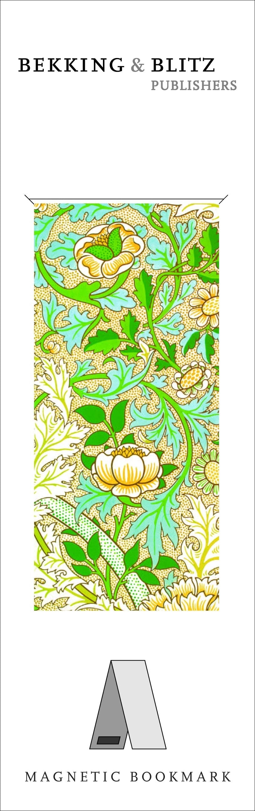 Semn de carte magnetic Norwich Wallpaper, William Morris