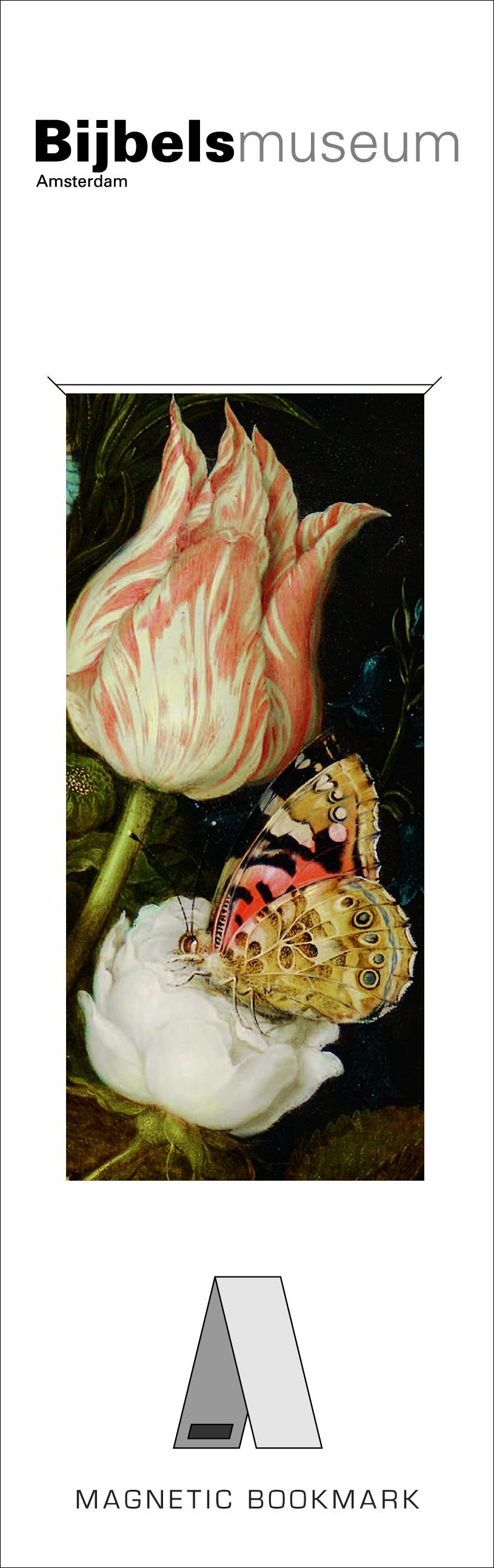 Semn de carte magnetic Flowers, Bosschaert den Oude, Bijbels Museu