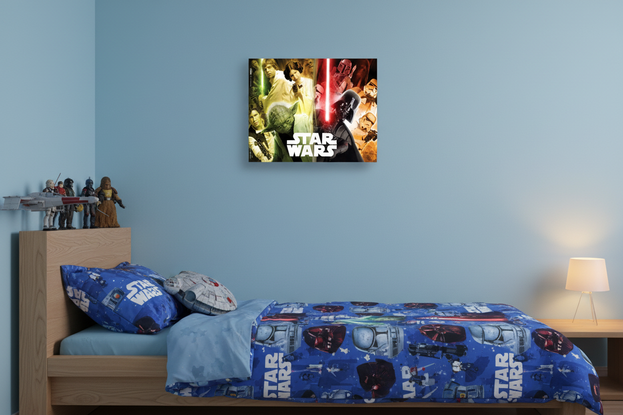 Tablou cu led Star Wars 12 cm display