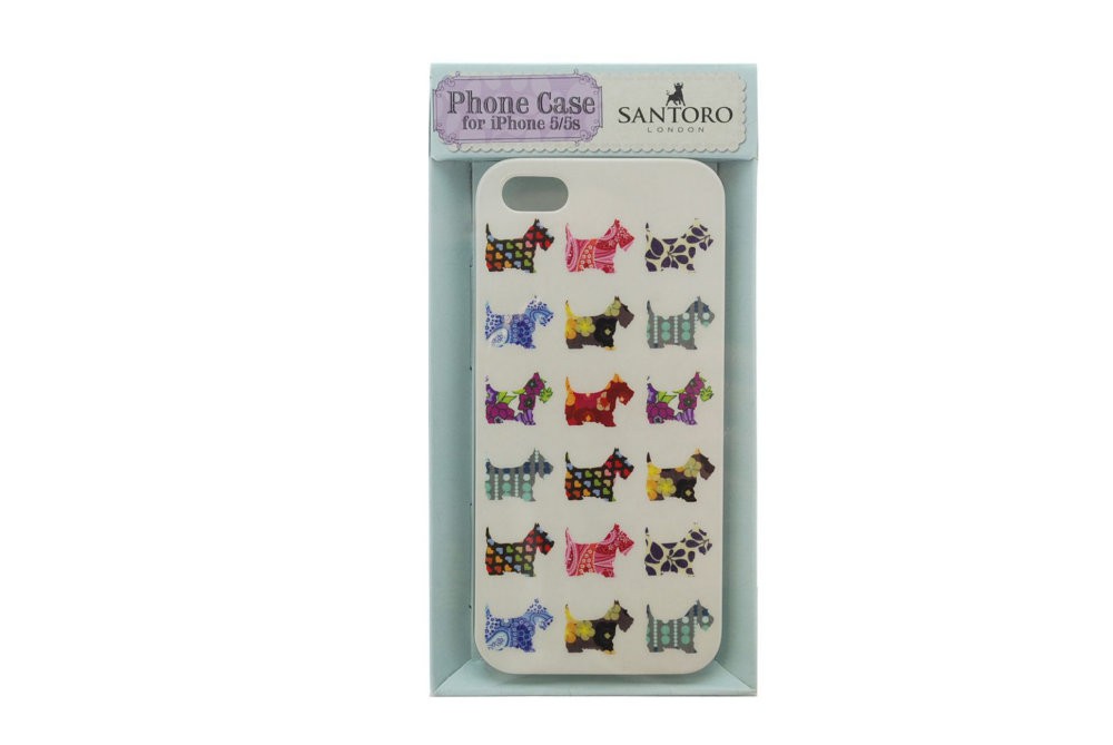 Husa rigida iPhone 5/5S Eclectic Scottie Dogs
