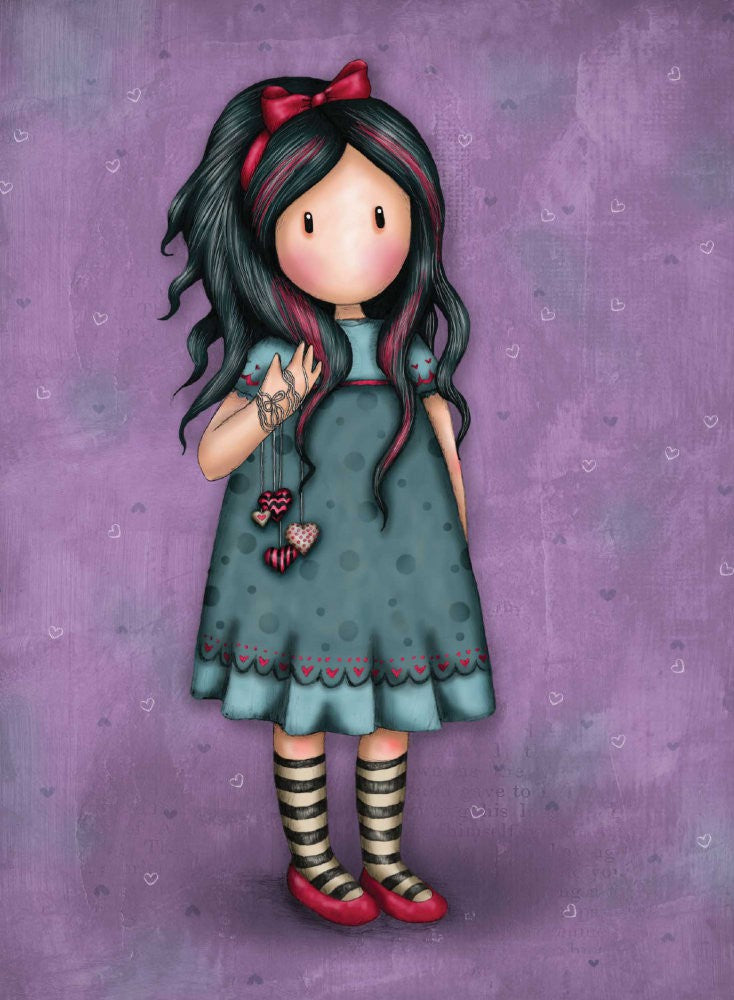Felicitare Gorjuss- Pulling On Your Heart Strings