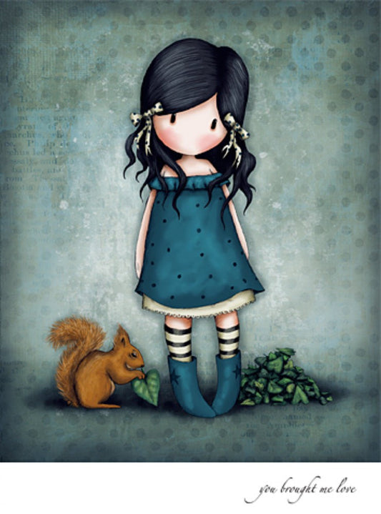 Felicitare Gorjuss - You Brought Me Love