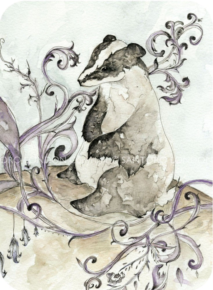 Felicitare Eclectic-The Badger