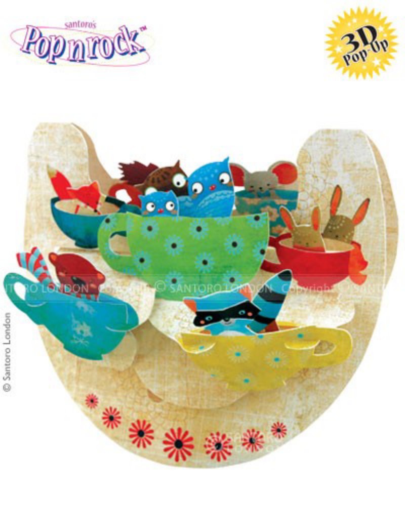 Felicitare 3D Popnrock-Cescute in padure