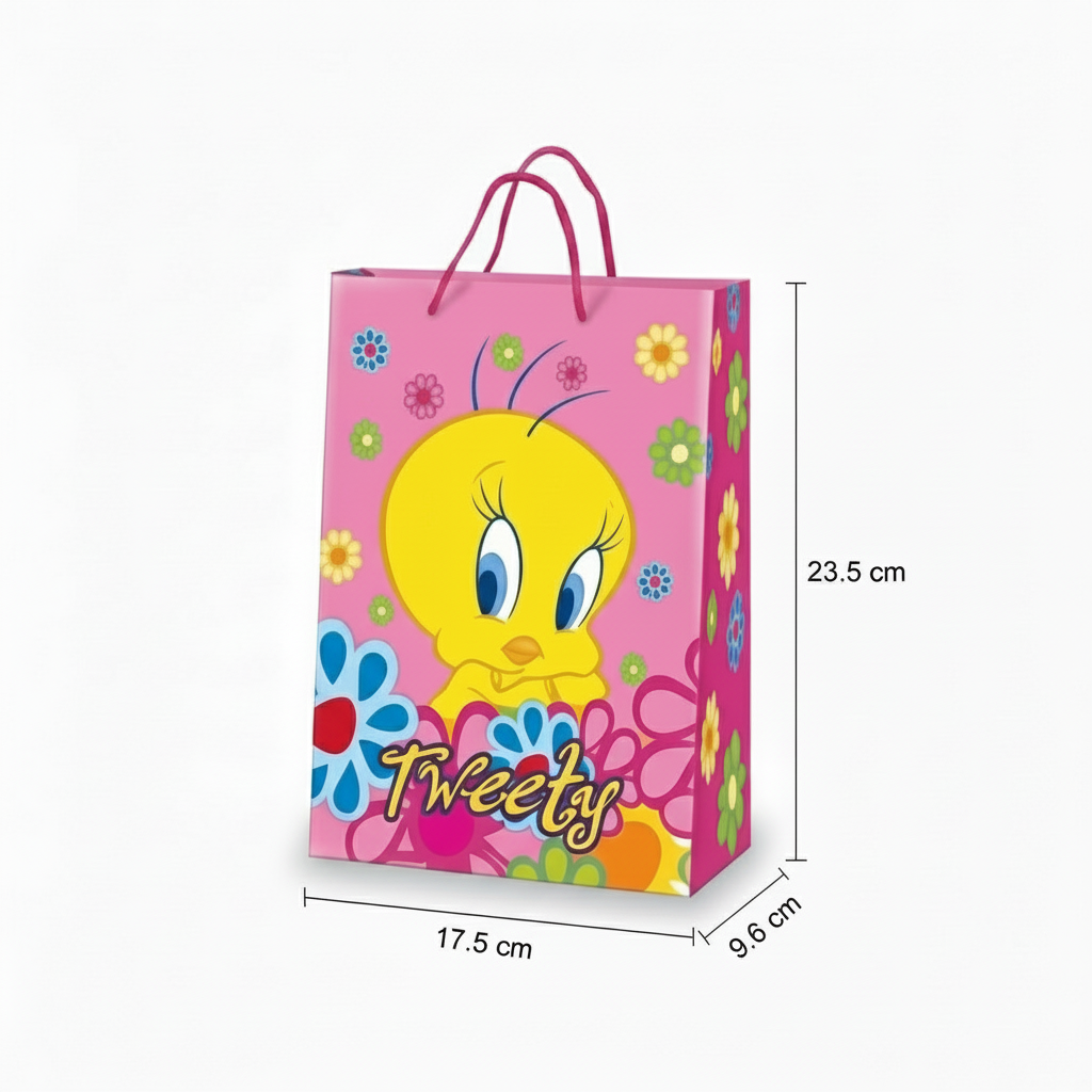 pungai cadou colorata cu personajul Tweety în diverse modele