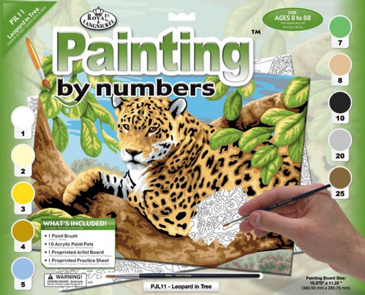 Pictura pe numere juniori - Leopard