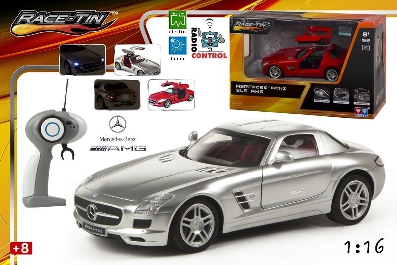 Masina Mercedes SLS AMG cu radiocomanda scara 1:16