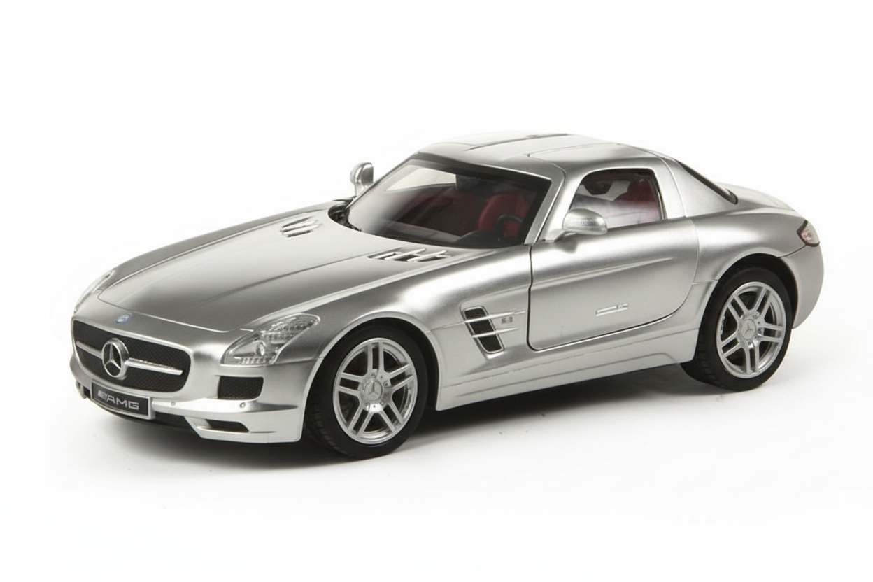 Mașină Mercedes SLS AMG cu Radiocomandă – Scara 1:16, plastic