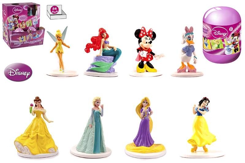 Mini-figurine Disney în capsule surpriză cu prințese și personaje
