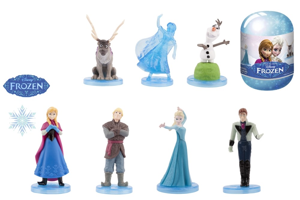 Figurine Elsa, Anna, Olaf, Kristoff, Hans și Sven Disney Frozen