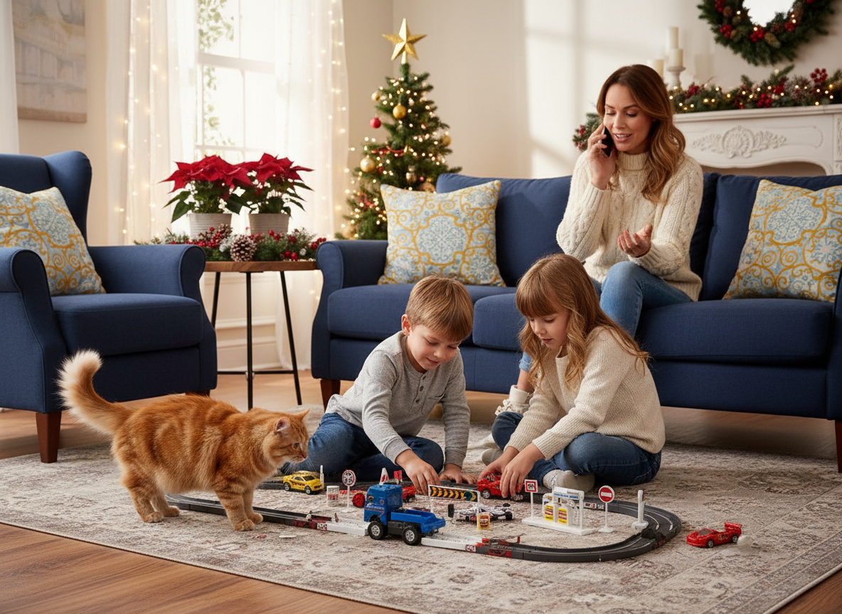 Setul Circuit și Mașinuțe Diecast este alegerea perfectă pentru micii pasionați de viteză și aventuri pe traseu! Acest set conține 24 de piese, incluzând mașinuțe și motociclete diecast,