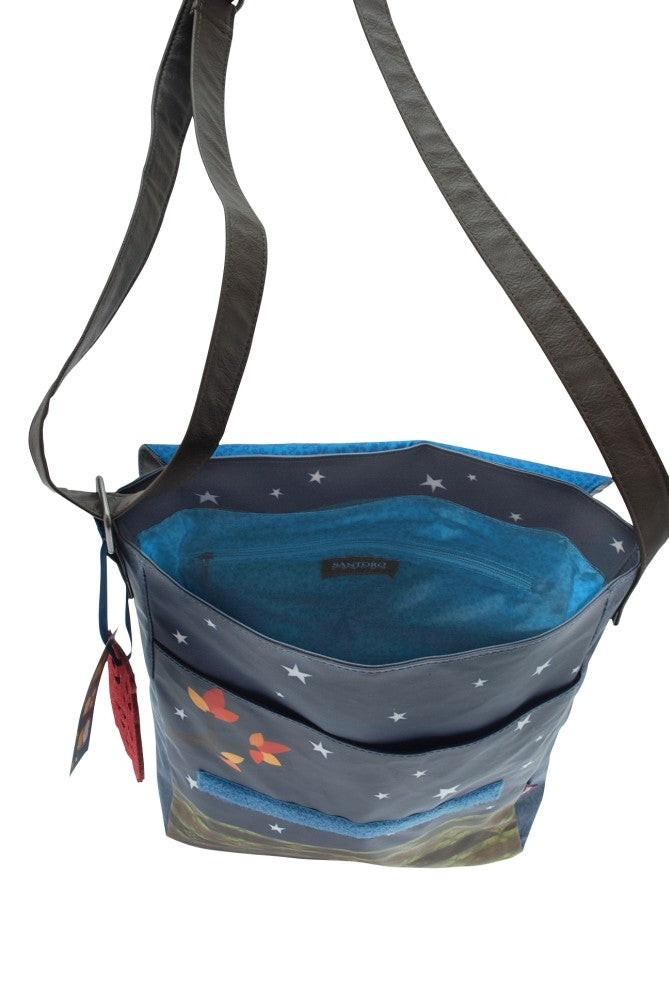 Geanta inalta de umar Eclectic Owls