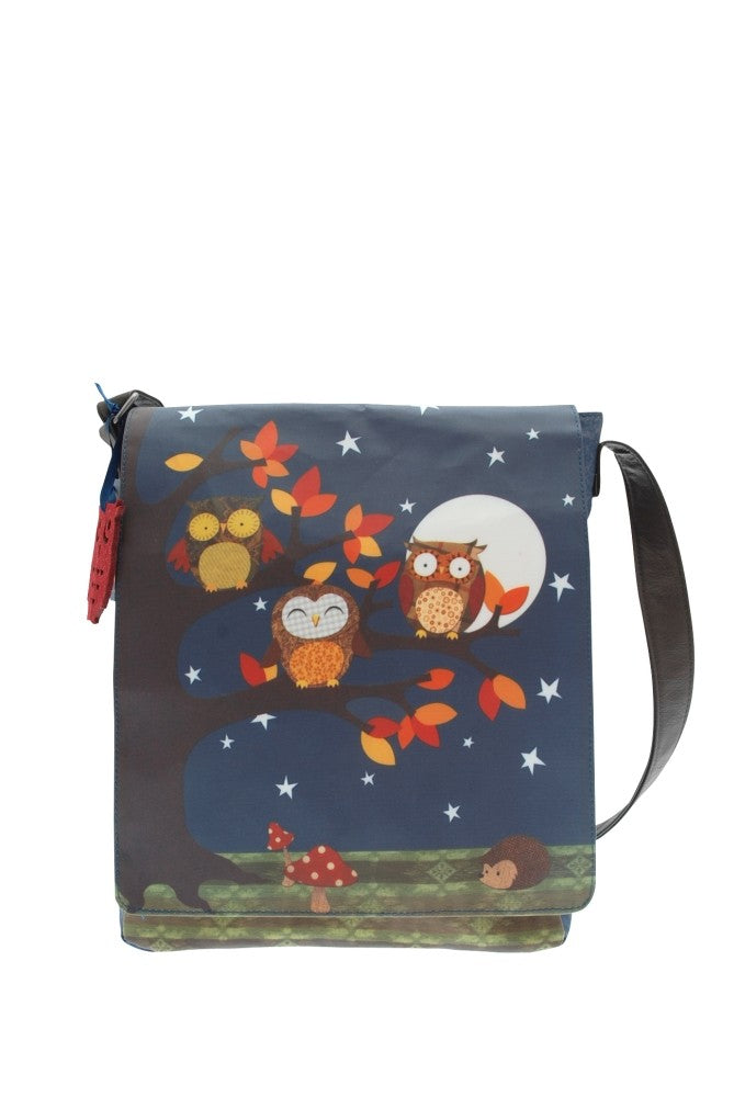 Geanta inalta de umar Eclectic Owls
