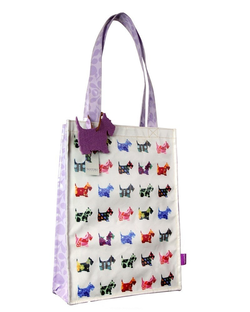 Sacosa cumparaturi Eclectic Scottie Dogs