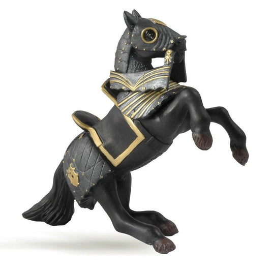 Figurina Cal negru in armura - Nitzi.ro