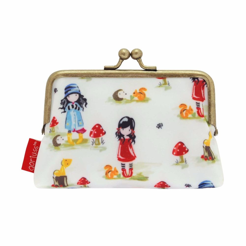 Gorjuss portofel clips Pastel Print Toadstools