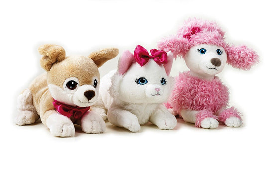 Jucarie din plus Animal companie Barbie cu husa 20 cm - Nitzi.ro