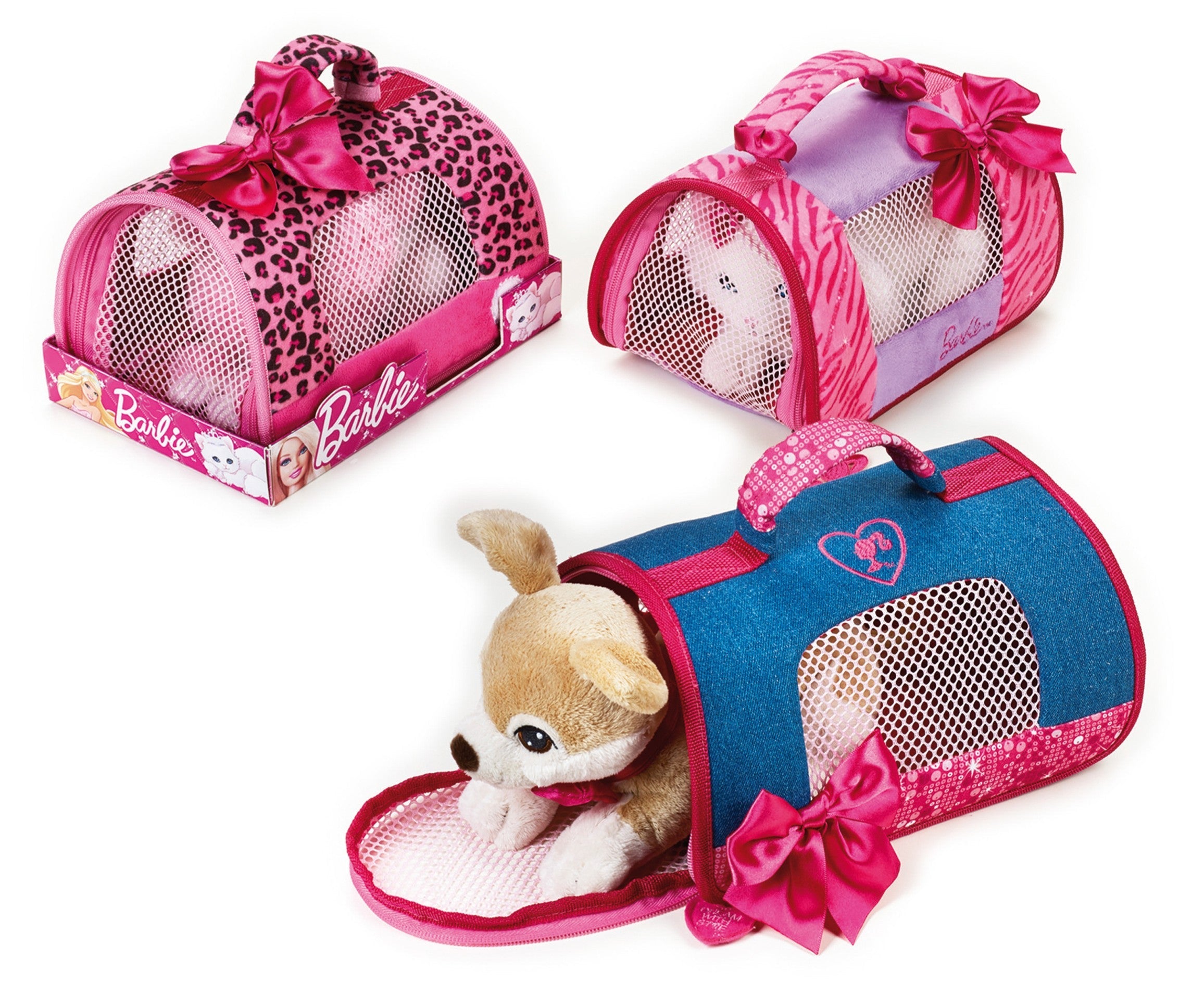 Jucarie din plus Animal companie Barbie cu husa 20 cm