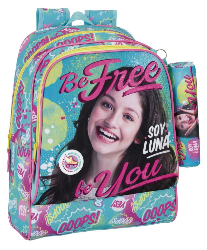 Ghiozdan si penar simplu SOY LUNA-BE FREE 33x42x14