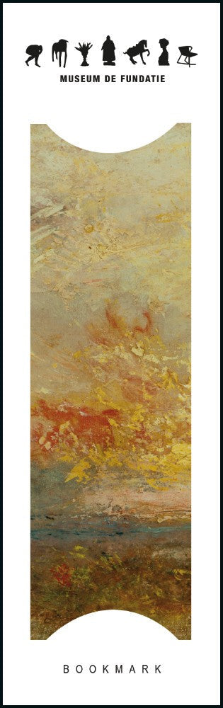 Semn de carte Wolken en water, William Turner