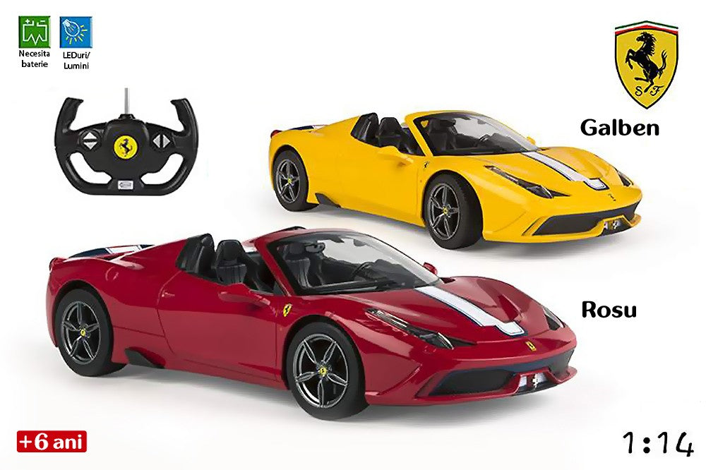 Jucarie masina Ferarri rosu 458 Speciale A