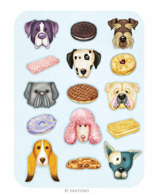 Felicitare Eclectic - Dog Biscuits