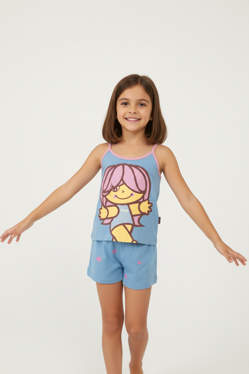 Compleu albastru in cutie - Tutti Cuti