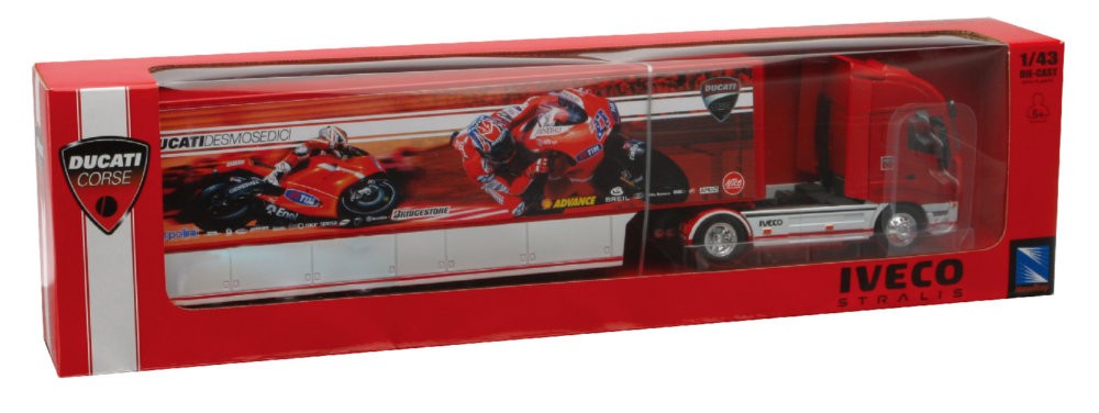 Camion diecast Iveco Stralis Ducati MotoGP Race 2010