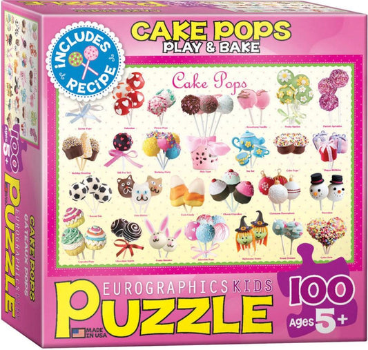 Puzzle 100 piese Cake pops - Nitzi.ro