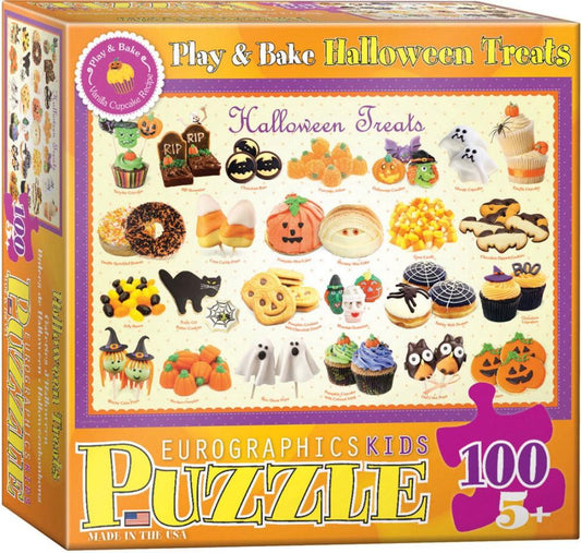 Puzzle 100 piese Halloween Treats - Nitzi.ro