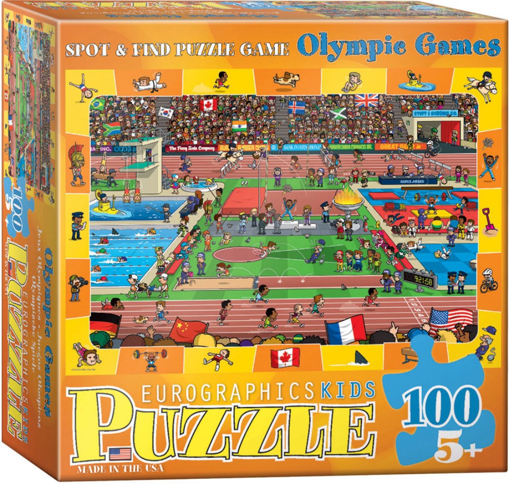 Puzzle 100 piese Spot & Find Olympics