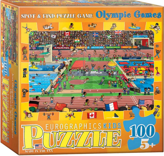 Puzzle 100 piese Spot & Find Olympics - Nitzi.ro