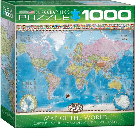 Puzzle 1000 piese Map of the World