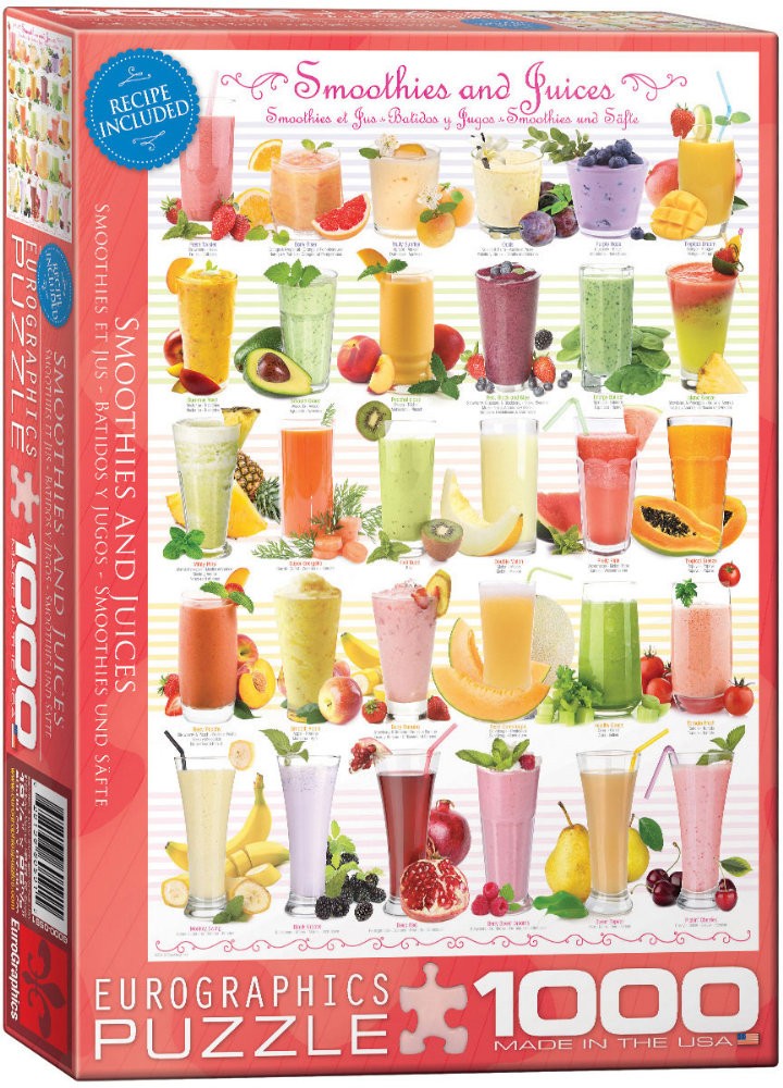 Puzzle 1000 piese Smoothies and Juices