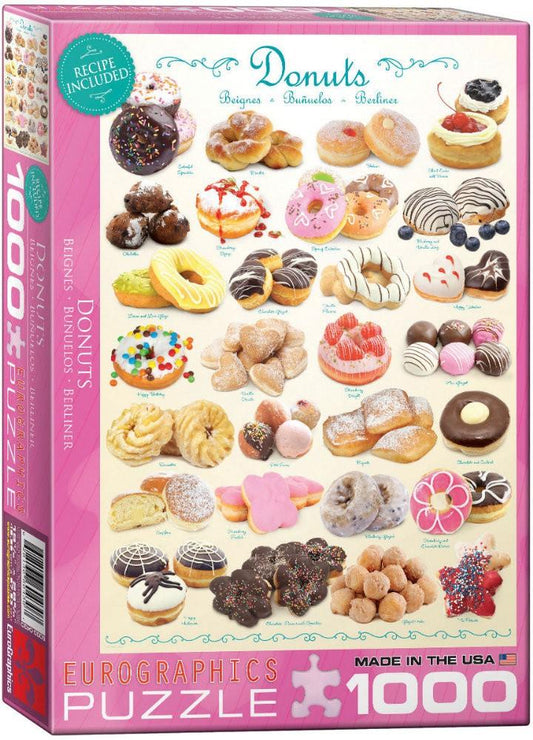 Puzzle 1000 piese Donuts - Nitzi.ro