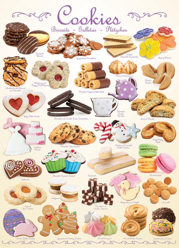 Puzzle 1000 piese Cookies