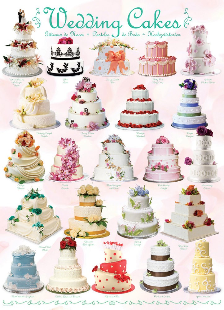 Puzzle 1000 piese Wedding Cakes