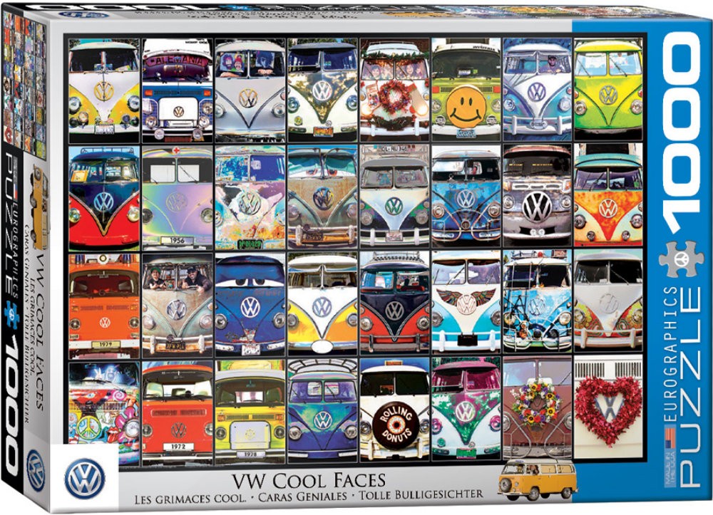 Puzzle 1000 piese VW Cool Faces