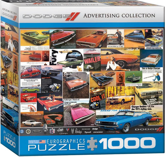 Puzzle 1000 piese Dodge Advertising Collection - Nitzi.ro