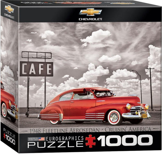 Puzzle 1000 piese 1948 Fleetline Aerosedan Cruisin' America - Nitzi.ro